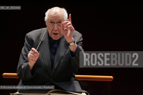 Mar 03 2006 Rome, Auditorium.National Santa Cecilia Orchestra.Conductor Mstislav Rostropovic.  ©Riccardo Musacchio & Flavio Ianniello/Rosebud2