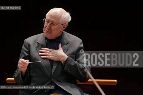 Mar 03 2006 Rome, Auditorium.National Santa Cecilia Orchestra.Conductor Mstislav Rostropovic.  ©Riccardo Musacchio & Flavio Ianniello/Rosebud2