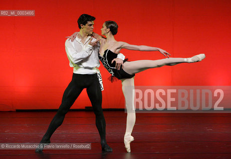 Rome, Feb 10 2007.Roberto Bolle Gala for Unicef..In the picture: Carmen.Polina Semionova and Roberto Bolle..  ©Riccardo Musacchio & Flavio Ianniello/Rosebud2