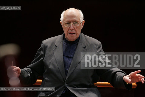 Mar 03 2006 Rome, Auditorium.National Santa Cecilia Orchestra.Conductor Mstislav Rostropovic.  ©Riccardo Musacchio & Flavio Ianniello/Rosebud2