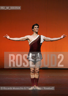 Rome, Feb 10 2007.Roberto Bolle Gala for Unicef..In the picture: Sylvia.Roberto Bolle..  ©Riccardo Musacchio & Flavio Ianniello/Rosebud2