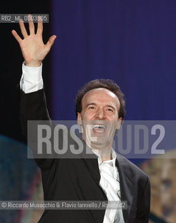 Rome Apr 20 2007.Show of the italian actor Roberto Benigni..  ©Riccardo Musacchio & Flavio Ianniello/Rosebud2