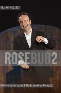 Rome Apr 20 2007.Show of the italian actor Roberto Benigni..  ©Riccardo Musacchio & Flavio Ianniello/Rosebud2