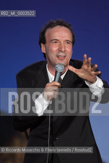 Roma, 20 04 2007.Spettacolo di Roberto Benigni..  ©Riccardo Musacchio & Flavio Ianniello/Rosebud2