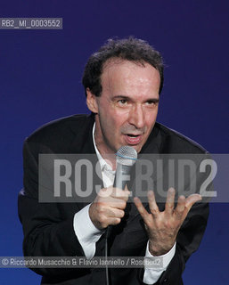 Roma, 20 04 2007.Spettacolo di Roberto Benigni..  ©Riccardo Musacchio & Flavio Ianniello/Rosebud2