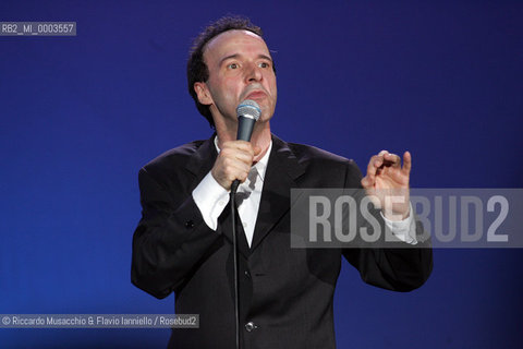 Roma, 20 04 2007.Spettacolo di Roberto Benigni..  ©Riccardo Musacchio & Flavio Ianniello/Rosebud2