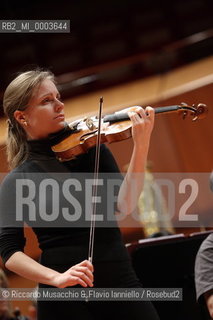 Rome, Auditorium Jan 30 2009.Santa Cecilia Orchestra.Gennadij Rozhdestvensky conductor.Julia Fischer violin..  ©Riccardo Musacchio & Flavio Ianniello/Rosebud2