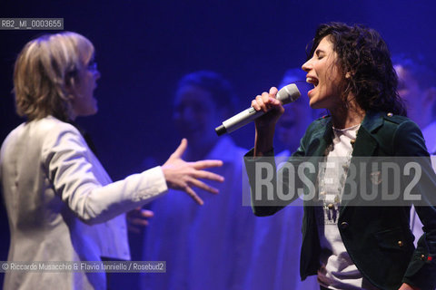 Roma, Auditorium Parco della Musica 01 12 2008.Concerto di Giorgia .Spirito libero - viaggi di voce..  ©Riccardo Musacchio & Flavio Ianniello/Rosebud2