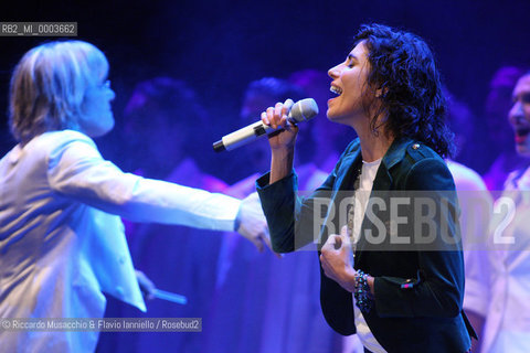 Roma, Auditorium Parco della Musica 01 12 2008.Concerto di Giorgia .Spirito libero - viaggi di voce..  ©Riccardo Musacchio & Flavio Ianniello/Rosebud2