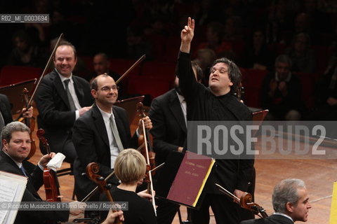 Rome, Auditorium Jan 17 2009.Santa Cecilia Orchestra   .Antonio Pappano conductor..  ©Riccardo Musacchio & Flavio Ianniello/Rosebud2