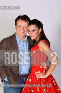 October 2008.Poor, But Handsome The Musical.based by Dino Risis movie, Massimo Ranieri director..in the picture: portrait of the director Massimo Ranieri (57) with the main character Bianca Guaccero (27).   ©Riccardo Musacchio & Flavio Ianniello/Rosebud2