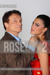 October 2008.Poor, But Handsome The Musical.based by Dino Risis movie, Massimo Ranieri director..in the picture: portrait of the director Massimo Ranieri (57) with the main character Bianca Guaccero (27).   ©Riccardo Musacchio & Flavio Ianniello/Rosebud2