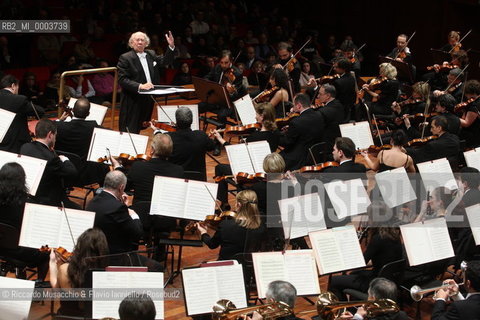 Rome, Auditorium Jan 24 2009.Santa Cecilia Orchestra.Gennadij Rozhdestvensky conductor..  ©Riccardo Musacchio & Flavio Ianniello/Rosebud2