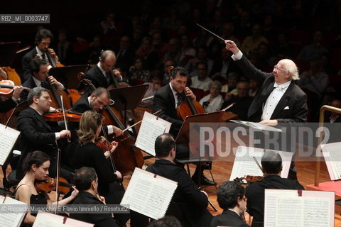 Rome, Auditorium Jan 24 2009.Santa Cecilia Orchestra.Gennadij Rozhdestvensky conductor..  ©Riccardo Musacchio & Flavio Ianniello/Rosebud2