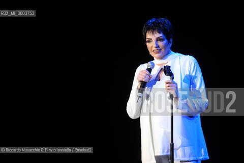 Roma, Auditorium Music Park Oct 29 2008.Santa Cecilia Its Wonderful present: Liza Minnelli in concert.   ©Riccardo Musacchio & Flavio Ianniello/Rosebud2