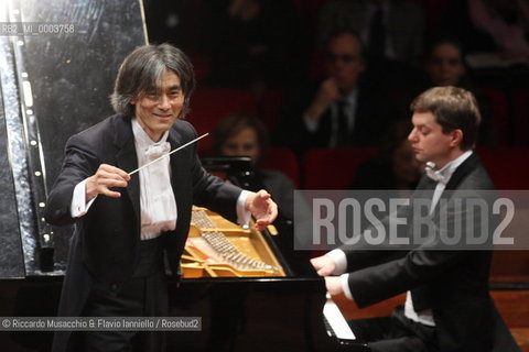 Rome, Auditorium Dec 13 2008.Santa Cecilia Orchestra.Kent Nagano conductor.Till Fellner piano..  ©Riccardo Musacchio & Flavio Ianniello/Rosebud2