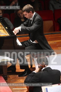 Rome, Auditorium Dec 13 2008.Santa Cecilia Orchestra.Kent Nagano conductor.Till Fellner piano..  ©Riccardo Musacchio & Flavio Ianniello/Rosebud2