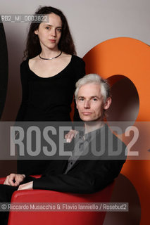 Rome, Mar 2009 Auditorium Music Park..Mathematics Festival 2009.in the picture: portrait of British mathematician Timothy Gowers Fields Medal in 1998 and his wife julie..  ©Riccardo Musacchio & Flavio Ianniello/Rosebud2