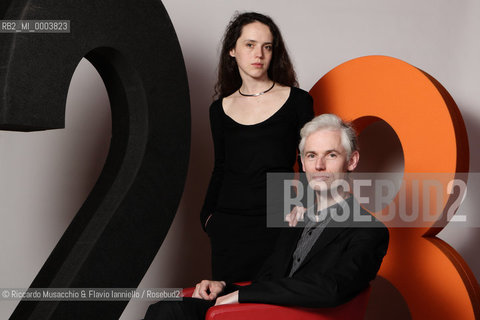 Rome, Mar 2009 Auditorium Music Park..Mathematics Festival 2009.in the picture: portrait of British mathematician Timothy Gowers Fields Medal in 1998 and his wife julie..  ©Riccardo Musacchio & Flavio Ianniello/Rosebud2