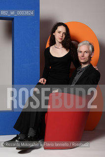 Rome, Mar 2009 Auditorium Music Park..Mathematics Festival 2009.in the picture: portrait of British mathematician Timothy Gowers Fields Medal in 1998 and his wife julie..  ©Riccardo Musacchio & Flavio Ianniello/Rosebud2