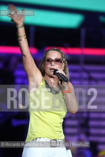 Rome, Jul 12 2009 Auditorium Music Park.American singer Anastacia in concert..  ©Riccardo Musacchio & Flavio Ianniello/Rosebud2