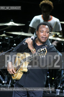 Rome,  Jul 15 2008 Auditorium Music Park.America rock blues singer and guitarist George Benson in concert.   ©Riccardo Musacchio & Flavio Ianniello/Rosebud2