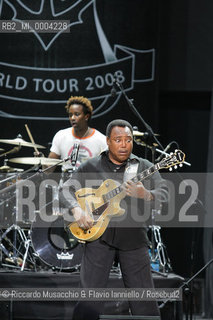 Rome,  Jul 15 2008 Auditorium Music Park.America rock blues singer and guitarist George Benson in concert.   ©Riccardo Musacchio & Flavio Ianniello/Rosebud2