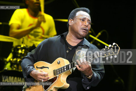 Rome,  Jul 15 2008 Auditorium Music Park.America rock blues singer and guitarist George Benson in concert.   ©Riccardo Musacchio & Flavio Ianniello/Rosebud2