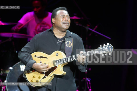 Rome,  Jul 15 2008 Auditorium Music Park.America rock blues singer and guitarist George Benson in concert.   ©Riccardo Musacchio & Flavio Ianniello/Rosebud2