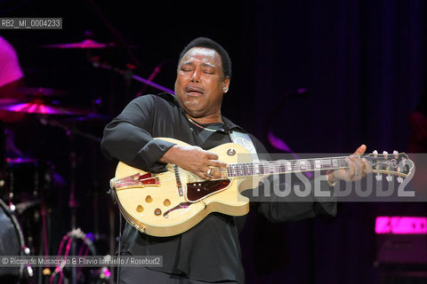 Rome,  Jul 15 2008 Auditorium Music Park.America rock blues singer and guitarist George Benson in concert.   ©Riccardo Musacchio & Flavio Ianniello/Rosebud2