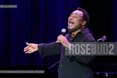 Rome,  Jul 15 2008 Auditorium Music Park.America rock blues singer and guitarist George Benson in concert.   ©Riccardo Musacchio & Flavio Ianniello/Rosebud2