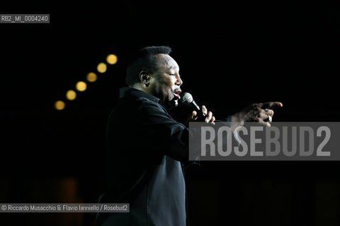 Rome,  Jul 15 2008 Auditorium Music Park.America rock blues singer and guitarist George Benson in concert.   ©Riccardo Musacchio & Flavio Ianniello/Rosebud2