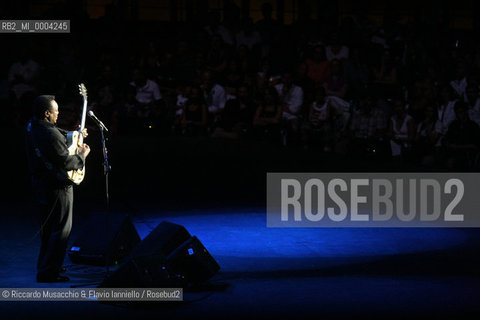 Rome,  Jul 15 2008 Auditorium Music Park.America rock blues singer and guitarist George Benson in concert.   ©Riccardo Musacchio & Flavio Ianniello/Rosebud2