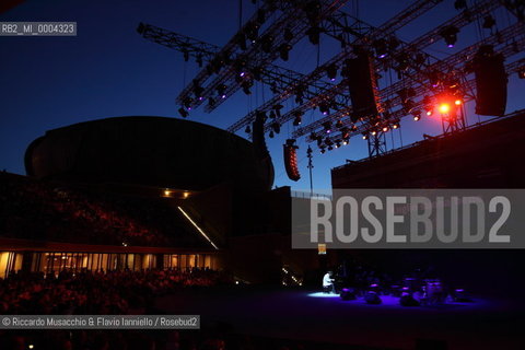 Rome, Jun 17 2009 Auditorium Music Park.Italian jazz pianist Stefano Bollani in concert bollani carioca..  ©Riccardo Musacchio & Flavio Ianniello/Rosebud2