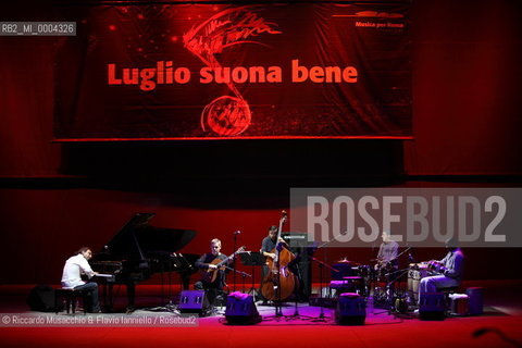 Rome, Jun 17 2009 Auditorium Music Park.Italian jazz pianist Stefano Bollani in concert bollani carioca..  ©Riccardo Musacchio & Flavio Ianniello/Rosebud2