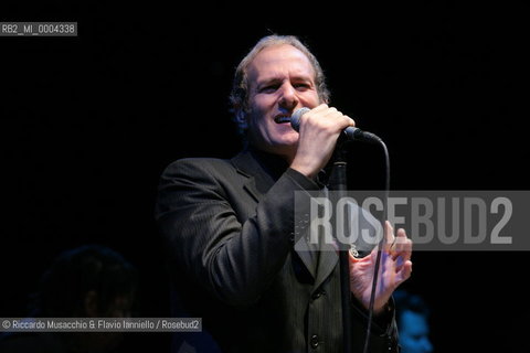 Nov 06 2005, Rome Auditorium .The singer Michael Bolton in concert.  ©Riccardo Musacchio & Flavio Ianniello/Rosebud2