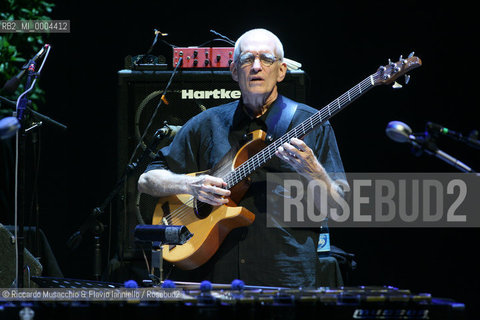 Rome,  Jul 19 2008 Auditorium Music Park.Gary Burton Quartet in concert..Gary Burton, Pat Metheney, Steve Swallow, antonio Sanchez.   ©Riccardo Musacchio & Flavio Ianniello/Rosebud2