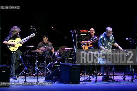 Roma, Auditorium Parco della Musica-Cavea- 19 07 2008.Luglio Suona Bene: .Gary Burton Quartet Revisited .Gary Burton, Pat Metheny, Steve Swallow, Antonio Sanchez..  ©Riccardo Musacchio & Flavio Ianniello/Rosebud2