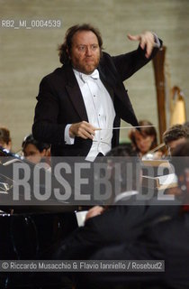 Rome, Oct 08 2001 La Sapiensa University.Milan Symphony Orchestra.Conductor Riccardo Chailly.  ©Riccardo Musacchio & Flavio Ianniello/Rosebud2