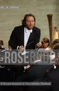 Rome, Oct 08 2001 La Sapiensa University.Milan Symphony Orchestra.Conductor Riccardo Chailly.  ©Riccardo Musacchio & Flavio Ianniello/Rosebud2