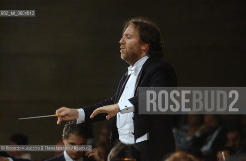 Rome, Oct 08 2001 La Sapiensa University.Milan Symphony Orchestra.Conductor Riccardo Chailly.  ©Riccardo Musacchio & Flavio Ianniello/Rosebud2