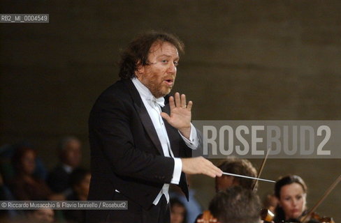 Rome, Oct 08 2001 La Sapiensa University.Milan Symphony Orchestra.Conductor Riccardo Chailly.  ©Riccardo Musacchio & Flavio Ianniello/Rosebud2