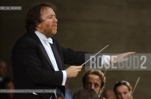 Rome, Oct 08 2001 La Sapiensa University.Milan Symphony Orchestra.Conductor Riccardo Chailly.  ©Riccardo Musacchio & Flavio Ianniello/Rosebud2