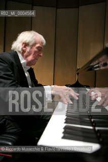 Roma, Accademia Filarmonica Romana 29 11 2007.Recital del pianista Aldo Ciccolini..  ©Riccardo Musacchio & Flavio Ianniello/Rosebud2