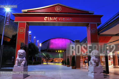 Rome, May 23 2008 Auditorium Music Park.Cina viCina festival. in the picture: the chinese door at the auditorium entrance..  ©Riccardo Musacchio & Flavio Ianniello/Rosebud2