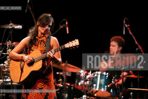 Roma, Auditorium Parco della Musica 22 09 2007.Nella foto: la cantante e songwriter Chiara Civello in concerto..  ©Riccardo Musacchio & Flavio Ianniello/Rosebud2