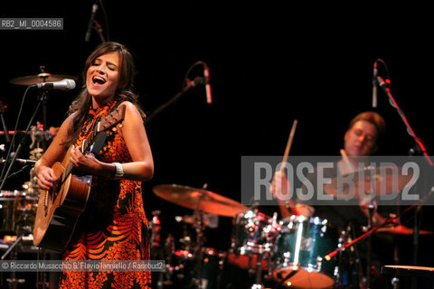 Roma, Auditorium Parco della Musica 22 09 2007.Nella foto: la cantante e songwriter Chiara Civello in concerto..  ©Riccardo Musacchio & Flavio Ianniello/Rosebud2