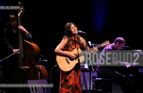 Roma, Auditorium Parco della Musica 22 09 2007.Nella foto: la cantante e songwriter Chiara Civello in concerto..  ©Riccardo Musacchio & Flavio Ianniello/Rosebud2