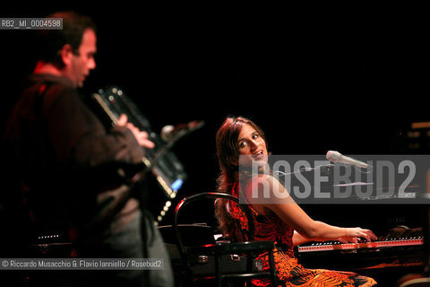 Roma, Auditorium Parco della Musica 22 09 2007.Nella foto: la cantante e songwriter Chiara Civello in concerto..  ©Riccardo Musacchio & Flavio Ianniello/Rosebud2