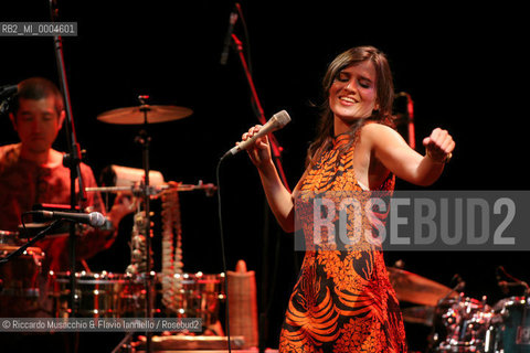 Roma, Auditorium Parco della Musica 22 09 2007.Nella foto: la cantante e songwriter Chiara Civello in concerto..  ©Riccardo Musacchio & Flavio Ianniello/Rosebud2